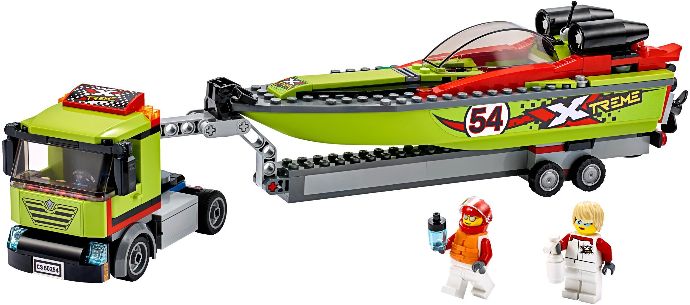 Конструктор LEGO (ЛЕГО) City 60254 Race Boat Transporter