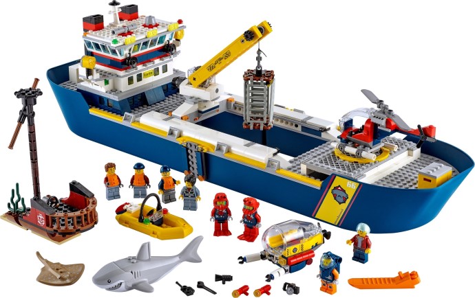 Конструктор LEGO (ЛЕГО) City 60266 Ocean Exploration Ship