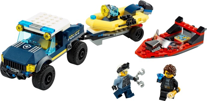 Конструктор LEGO (ЛЕГО) City 60272 Elite Police Boat Transport