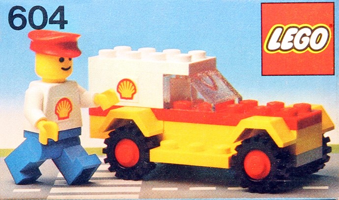 Конструктор LEGO (ЛЕГО) Town 604 Shell Service Car