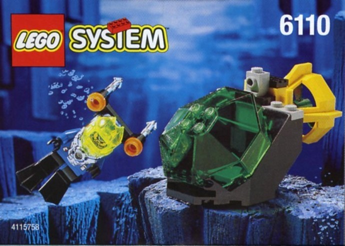 Конструктор LEGO (ЛЕГО) Aquazone 6110 Solo Sub
