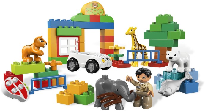 Конструктор LEGO (ЛЕГО) Duplo 6136 My First Zoo