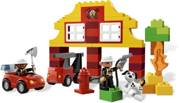 Конструктор LEGO (ЛЕГО) Duplo 6138 My First Fire Station