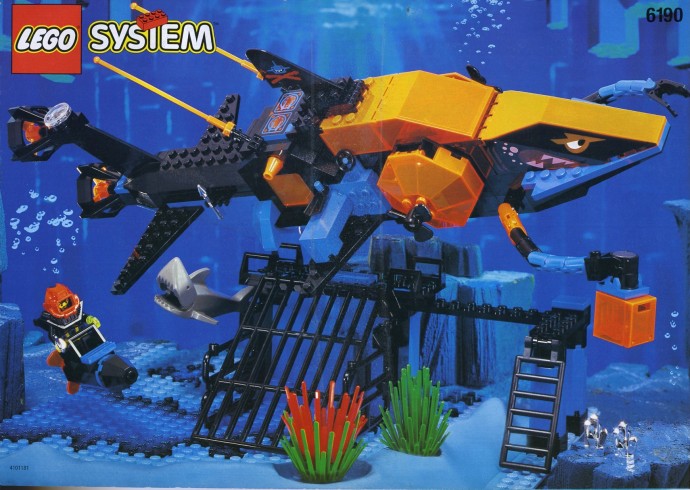 Конструктор LEGO (ЛЕГО) Aquazone 6190 Shark's Crystal Cave