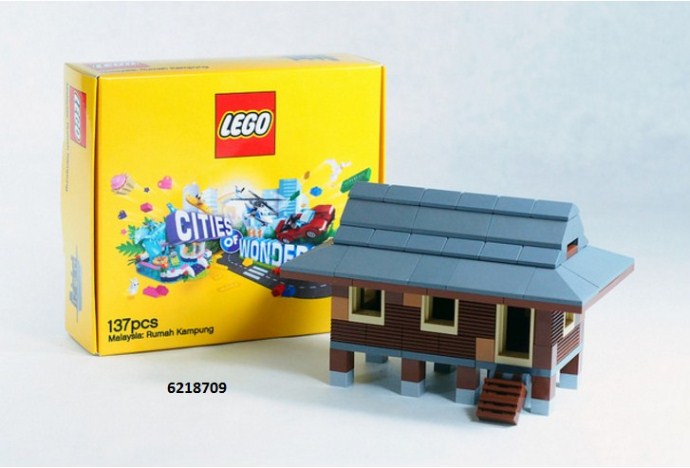 Конструктор LEGO (ЛЕГО) Promotional 6218709 Cities of Wonders - Malaysia:  Kampung House