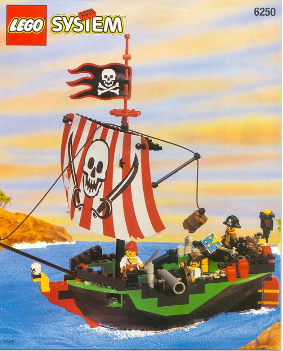 Конструктор LEGO (ЛЕГО) Pirates 6250 Cross Bone Clipper