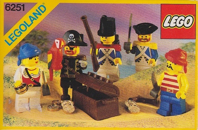 Конструктор LEGO (ЛЕГО) Pirates 6251 Pirate Minifigures