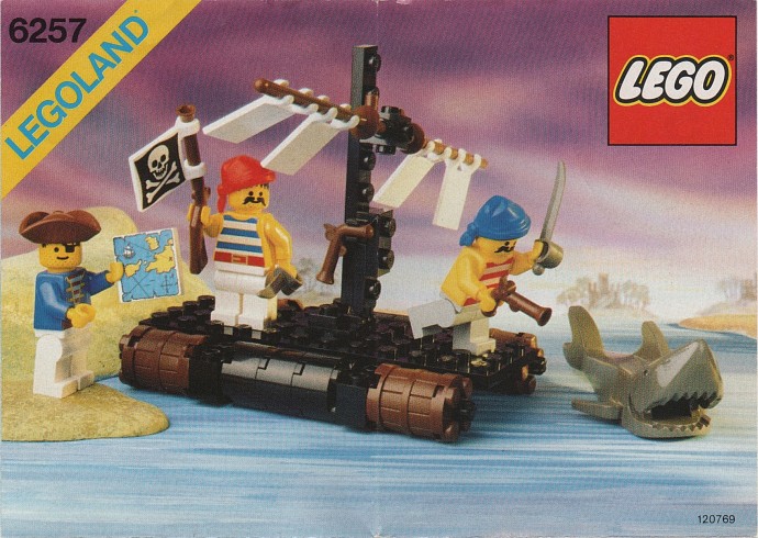 Конструктор LEGO (ЛЕГО) Pirates 6257 Castaway's Raft