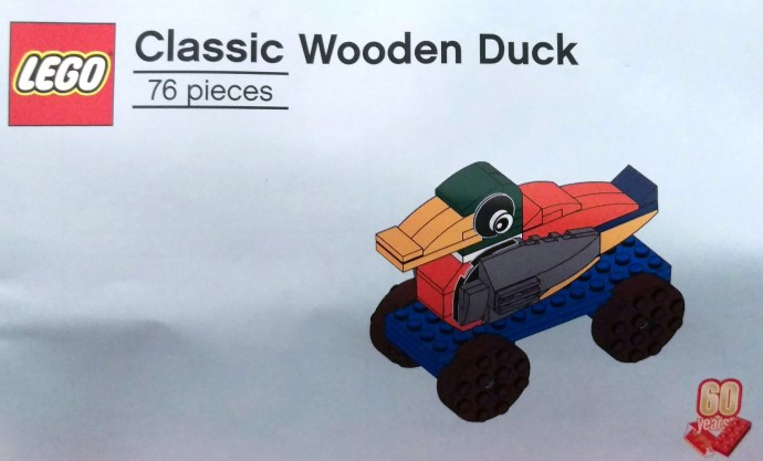 Конструктор LEGO (ЛЕГО) Promotional 6258620 Classic Wooden Duck