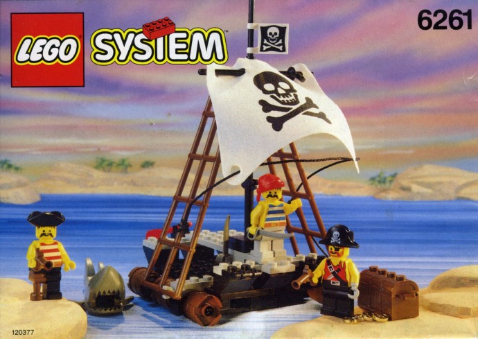 Конструктор LEGO (ЛЕГО) Pirates 6261 Raft Raiders