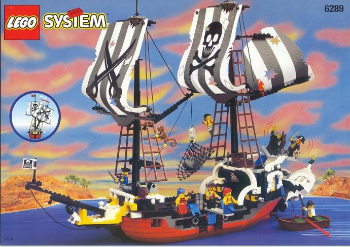 Конструктор LEGO (ЛЕГО) Pirates 6289 Red Beard Runner