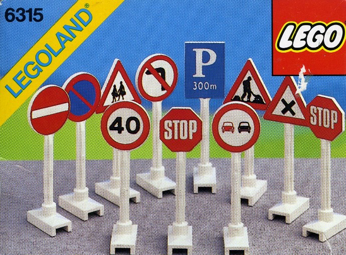 Конструктор LEGO (ЛЕГО) Town 6315 Road Signs