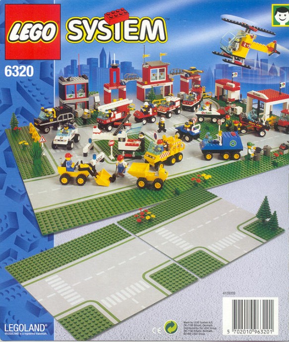 Конструктор LEGO (ЛЕГО) Town 6320 Road Plates, Junction