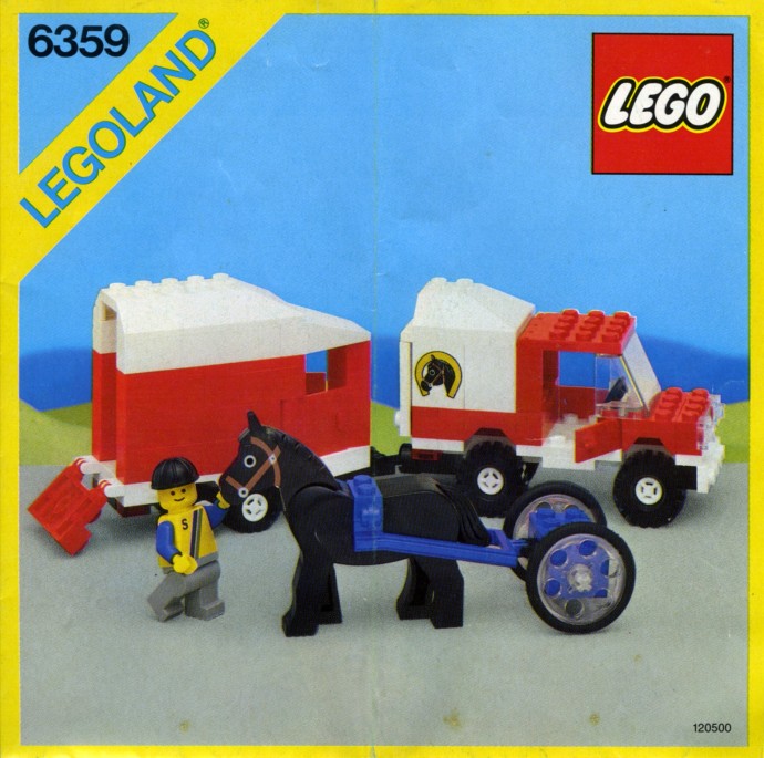 Конструктор LEGO (ЛЕГО) Town 6359 Horse Trailer