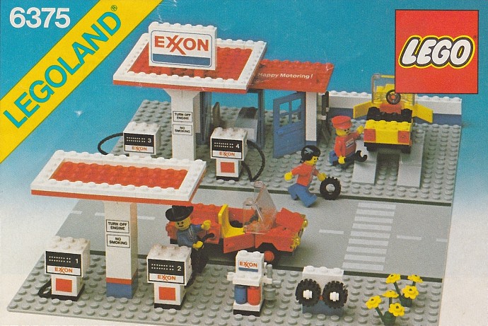 Exxon Gas Station 6375 Town LEGO