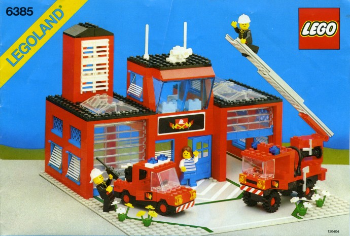 Конструктор LEGO (ЛЕГО) Town 6385 Fire House-I