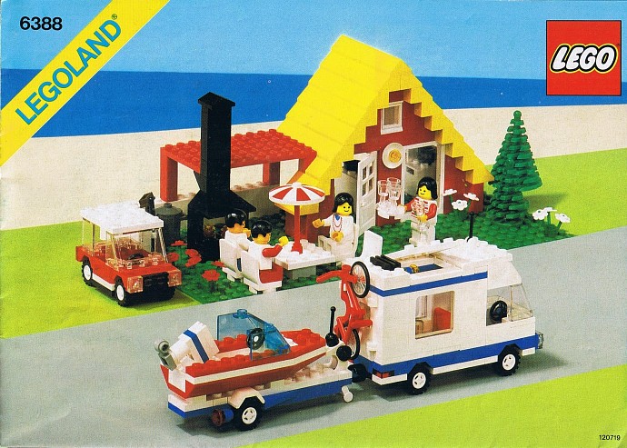 Конструктор LEGO (ЛЕГО) Town 6388 Holiday Home with Campervan