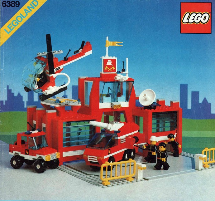 Lego system fire station clearance
