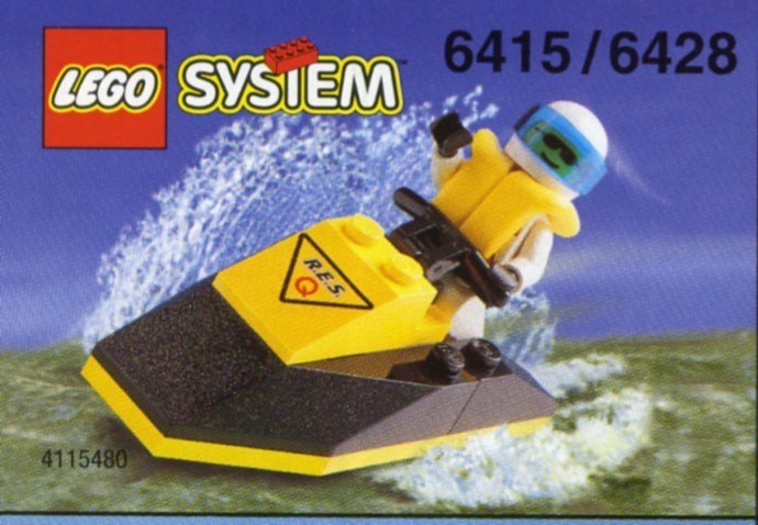 Конструктор LEGO (ЛЕГО) Town 6415 Res-Q Jet-Ski