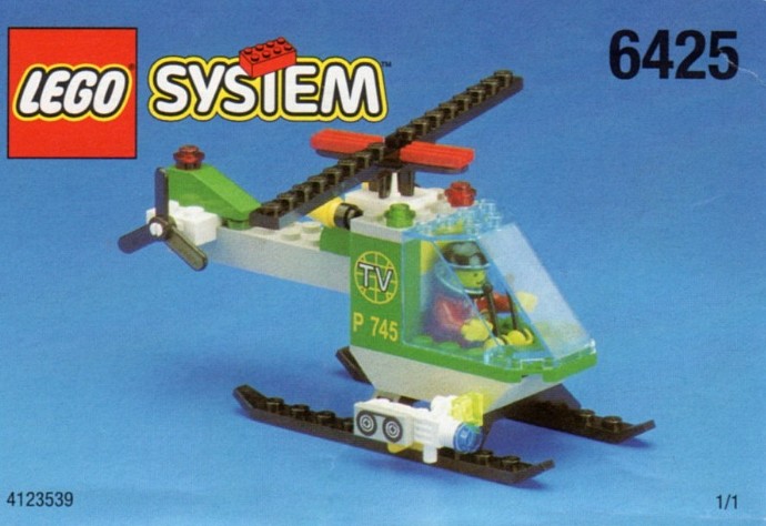 Конструктор LEGO (ЛЕГО) Town 6425 TV Chopper