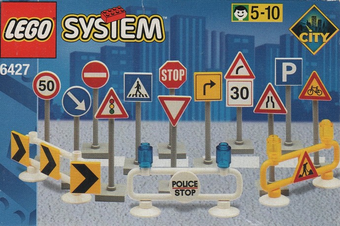 Конструктор LEGO (ЛЕГО) Town 6427 Road Signs