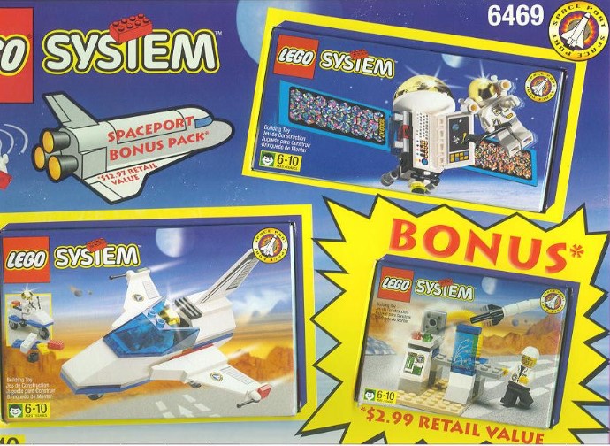 Конструктор LEGO (ЛЕГО) Town 6469 Space Port Value Pack