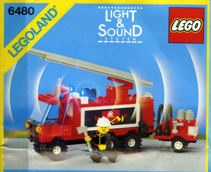 Конструктор LEGO (ЛЕГО) Town 6480 Hook and Ladder Truck
