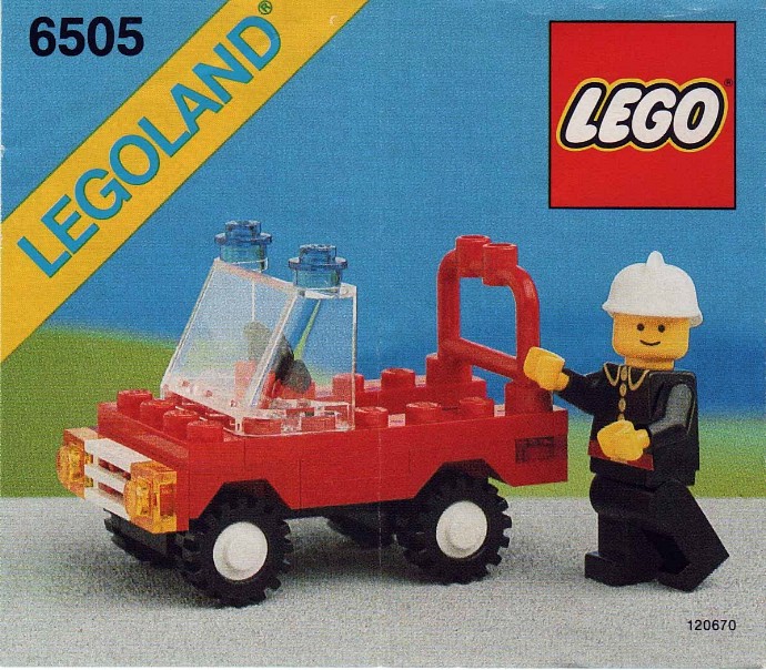 Конструктор LEGO (ЛЕГО) Town 6505 Fire Chief's Car