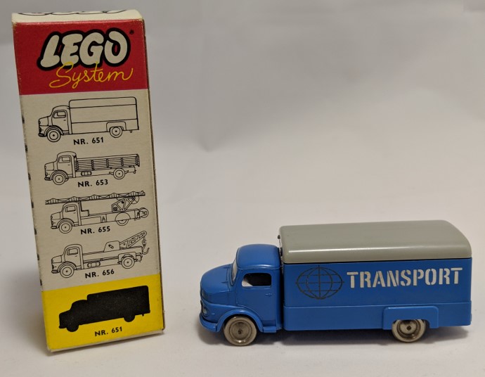 Конструктор LEGO (ЛЕГО) System 651 1:87 Mercedes Truck