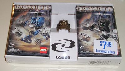 Конструктор LEGO (ЛЕГО) Bionicle 65295 Bionicle twin-pack with gold mask