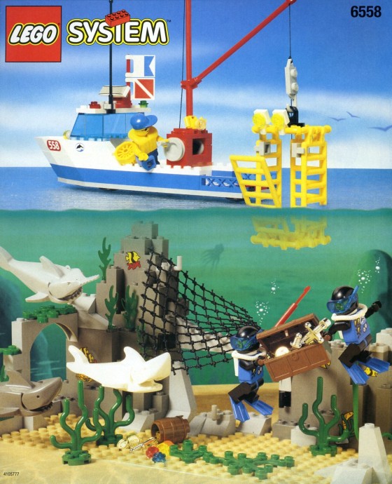 Конструктор LEGO (ЛЕГО) Town 6558 Shark Cage Cove