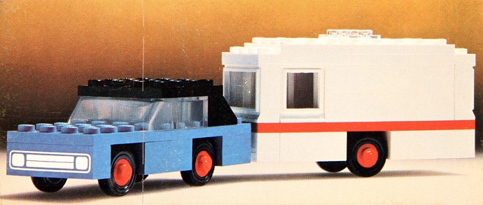 Конструктор LEGO (ЛЕГО) LEGOLAND 656 Car and Caravan