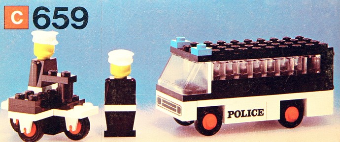 Конструктор LEGO (ЛЕГО) LEGOLAND 659 Police Patrol