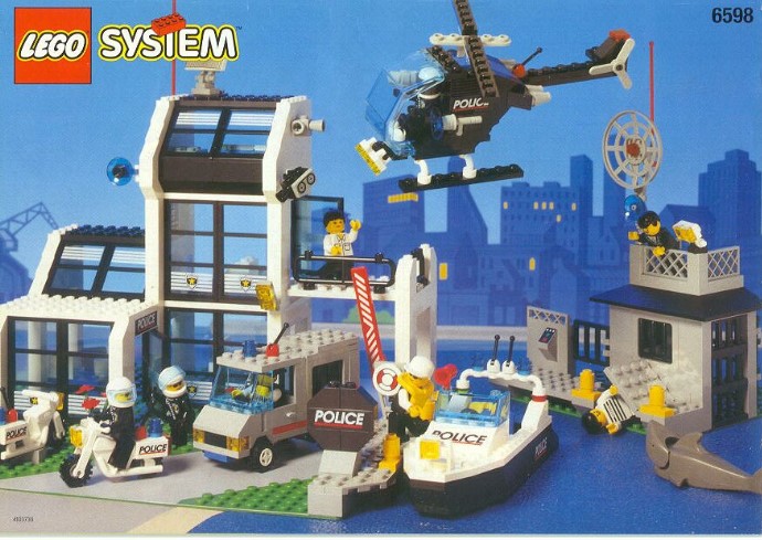 Конструктор LEGO (ЛЕГО) Town 6598 Metro PD Station