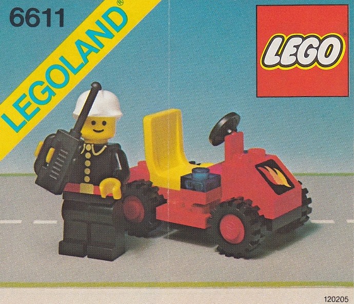 Конструктор LEGO (ЛЕГО) Town 6611 Fire Chief's Car