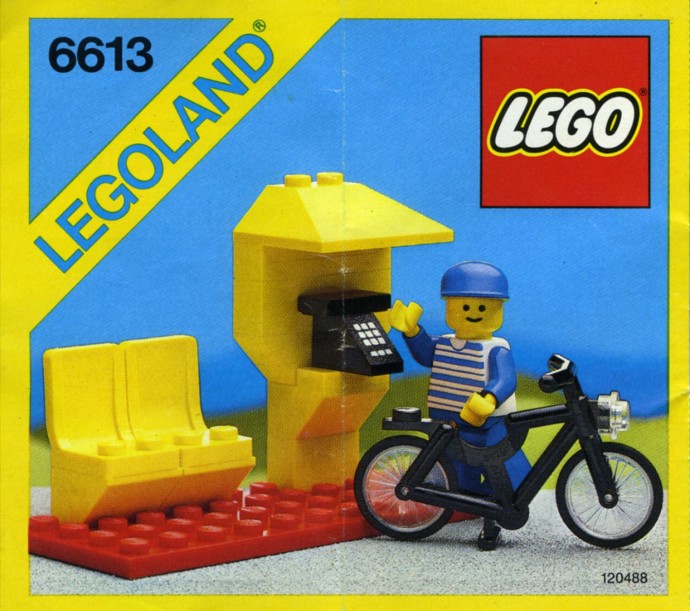 Конструктор LEGO (ЛЕГО) Town 6613 Telephone Booth