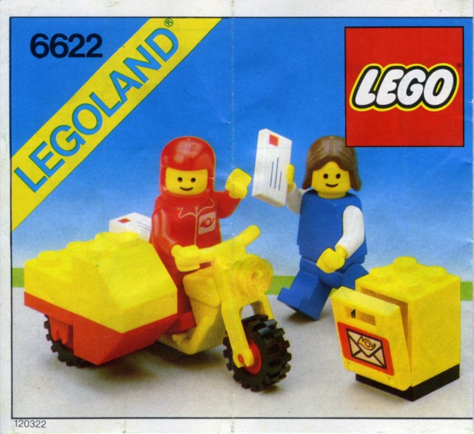 Конструктор LEGO (ЛЕГО) Town 6622 Mailman on Motorcycle
