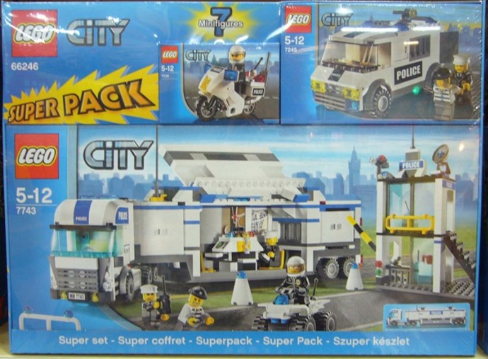Конструктор LEGO (ЛЕГО) City 66246 City Police Super Pack