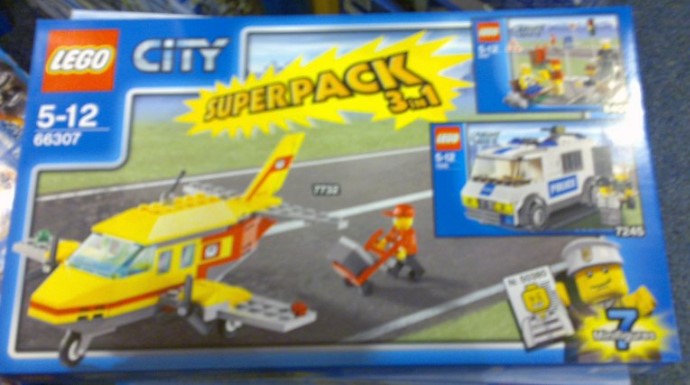 Конструктор LEGO (ЛЕГО) City 66307 City Super Pack 3 in 1