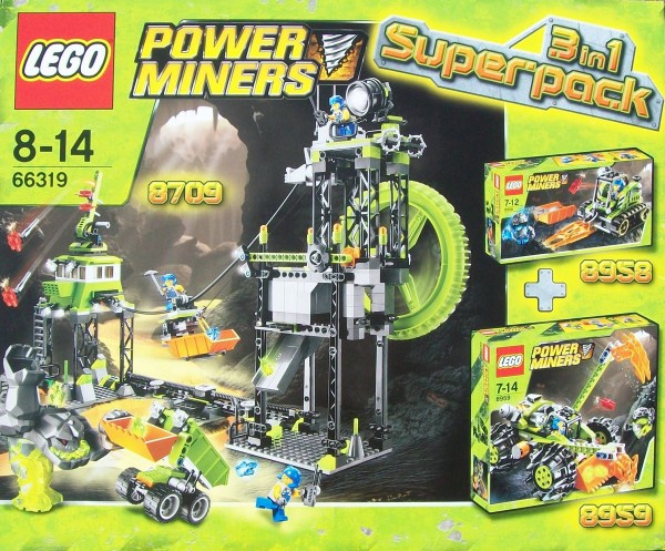 Конструктор LEGO (ЛЕГО) Power Miners 66319 Power Miners Super Pack 3 in 1