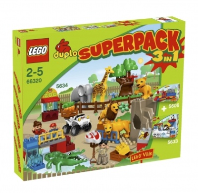 Конструктор LEGO (ЛЕГО) Duplo 66320 Zoo Super Pack