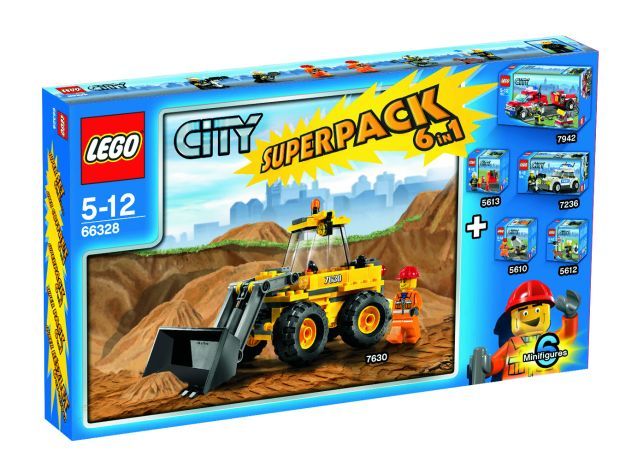 Конструктор LEGO (ЛЕГО) City 66328 City Super Pack 6 in 1