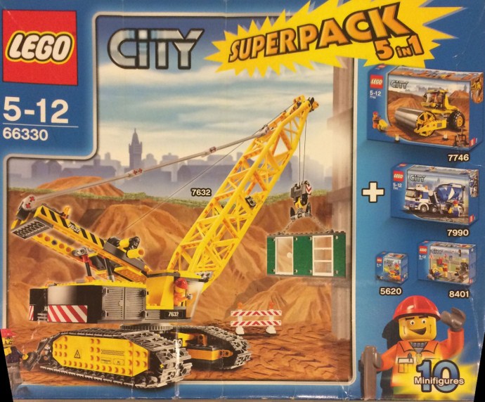 Конструктор LEGO (ЛЕГО) City 66330 City Super Pack 5 in 1