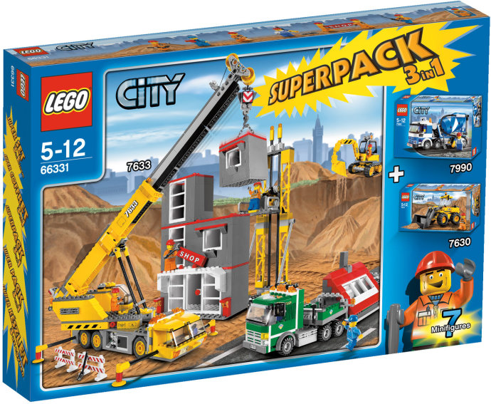 Конструктор LEGO (ЛЕГО) City 66331 City Super Pack 3 in 1
