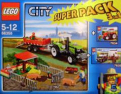 Конструктор LEGO (ЛЕГО) City 66358 City Super Pack 3 in 1