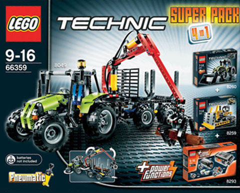 Конструктор LEGO (ЛЕГО) Technic 66359 Super Pack 4 in 1
