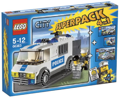 City Super Pack 4 in 1 66363 City LEGO