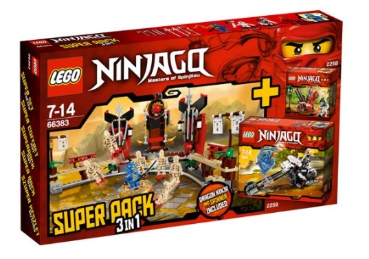 Конструктор LEGO (ЛЕГО) Ninjago 66383 Super Pack 3 in 1