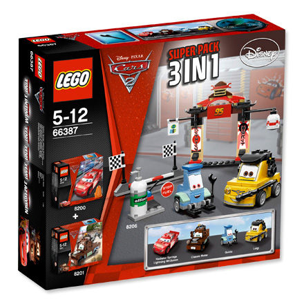 Конструктор LEGO (ЛЕГО) Cars 66387 3-in-1 Super Pack