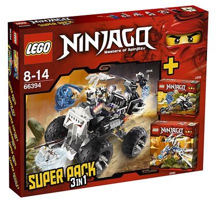 Конструктор LEGO (ЛЕГО) Ninjago 66394 3-in-1 Super Pack